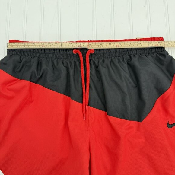 Nike‎ DNA Woven Shorts Basketball Red DH7559-010 Men’s XL Colorblock Mesh Lined - Picture 4 of 11